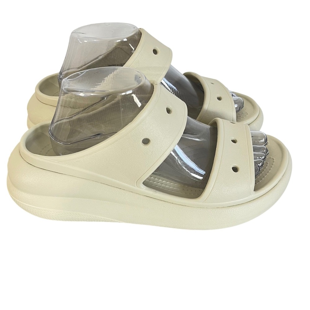 Crocs‎ Crush Sandal In Bone Women's Size 10